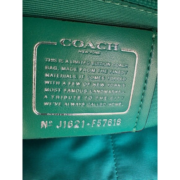 NWT Coach New York Skyline Monogram Zip Top Signature Tote Bag $325 MSRP - Picture 8 of 16